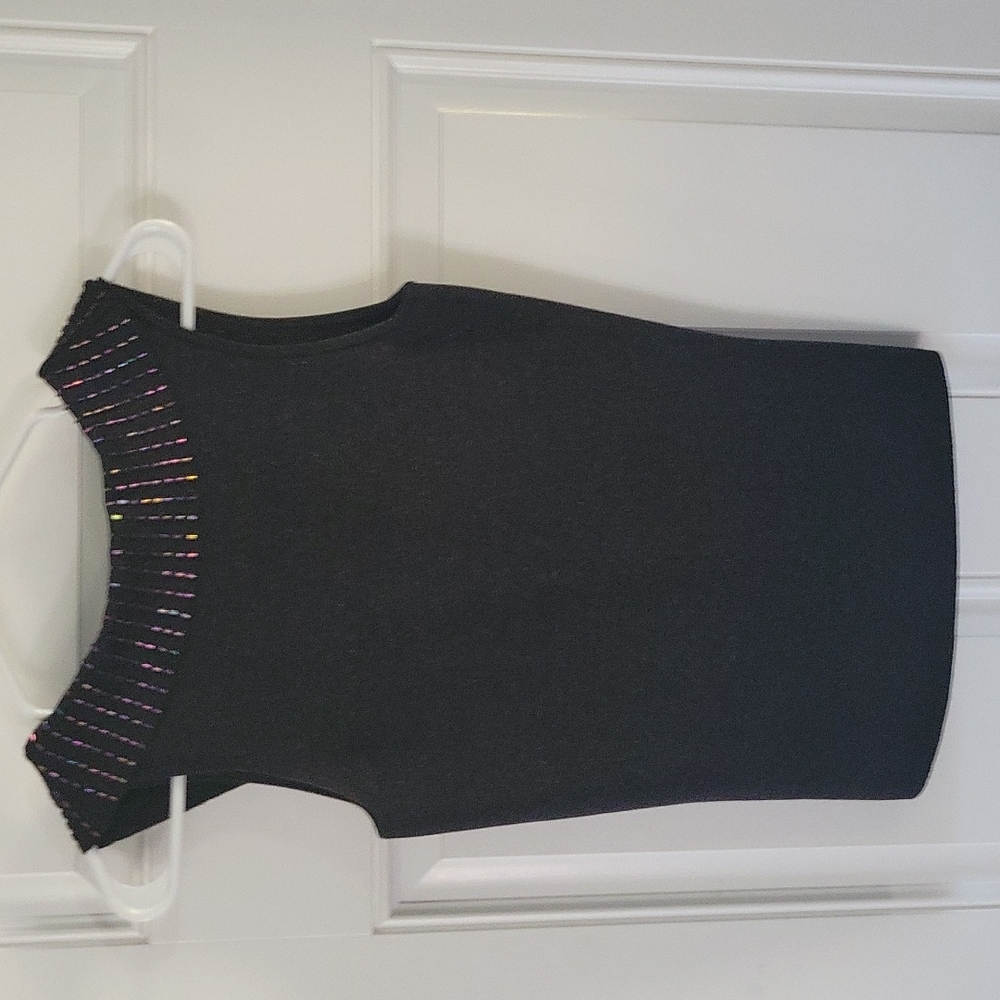 Cache Beaded & Sparlkly Sexy V Back Sweater